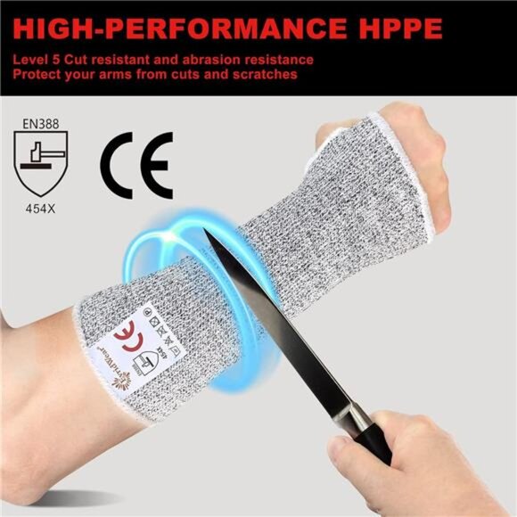 Arm Protectors for Thin Skin and Bruising Cut Resistant Arm Sleeves - Picture 2 of 14